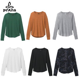 prAna プラナ Cozy Up Long Sleeve Tee コージー アップ ロングスリーブ シャツ ヨガ ピラティス クライミング アクティビティ 運動着 レディース 女性用