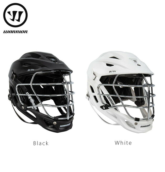 楽天市場】Warrior ウォリアー Burn Helmet Chrome Facemask ラクロス 