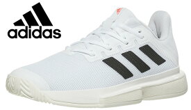 Adidas adidas SoleMatch Bounce White/Black/Red Womens Shoes レディース テニスシューズ (海外正規品) 運動靴 テニス レディースシューズ 女性用 25.5cm (US 9)