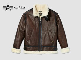 アルファインダストリー ALPHA INDUSTRIES B-3 SHERPA LEATHER BOMBER JACKET ジャケット メンズ 冬物 mlb21012k1