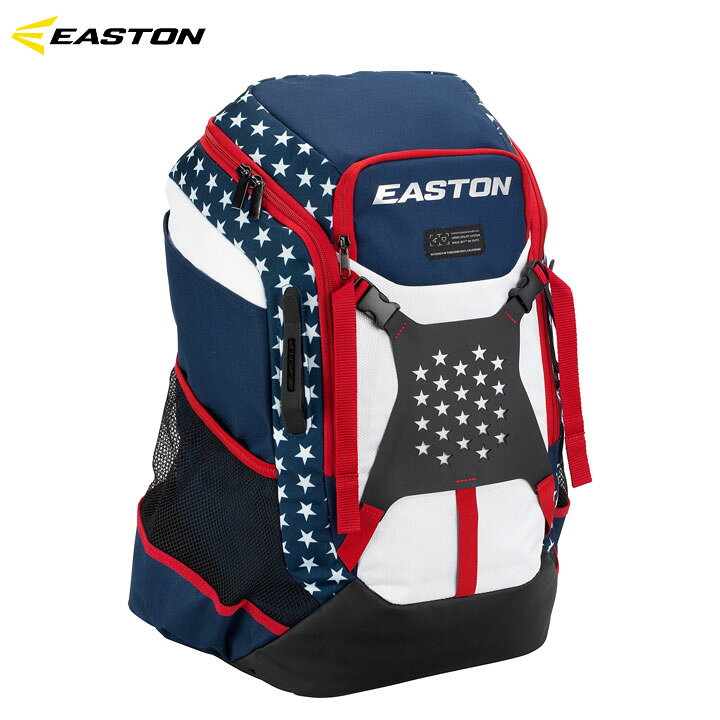 送料無料【USA物】イーストン EASTON 野球 バックパック Walk-Off NX Backpack 収納豊富 バット2本差し USA  柄 e-ShopSmart