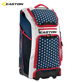 送料無料【USA物】イーストン EASTON 野球 キャッチャー用 キャスター 付き バッグ CATCHER WHEELED BAG キャッチャー防具一式収納可能 USA柄