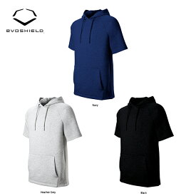 送料無料 【USA物】エボシールド MENS PRO TEAM SHORT SLEEVE HOODIE 2.0 ショートスリーブフーディ 大人用 野球 練習