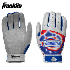 【海外限定カラー】フランクリン Franklin 一般バッティング手袋 大人用 PRO CLASSIC ギア 両手用 野球 バッティンググローブ ホワイト ロイヤルブルー 数量限定