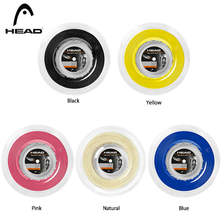 楽天市場】HEAD ヘッド VELOCITY MLT REEL 200M テニスガット リール 