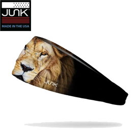 アメリカ発 【ネコポス送料無料】 ヘッドバンド Junk Bland ジャンク ブランド スポーツヘッドバンド Lion Pride ライオン プロ野球選手も愛用