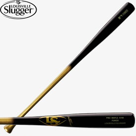 【USA物】 ルイビルスラッガー 野球 ノックバット G160 木製 メープル USA ルイスビル ノック Louisville Slugger 91cm 700g平均 ブラック/ゴールド