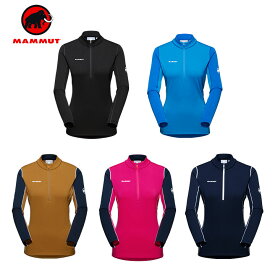 Mammut マムートAenergy ML Half Zip Pull WomenエナジーMl ハーフジッププル アウトドア ハイキング キャンプ 登山 長袖 シャツ ファッション レディース 女性用