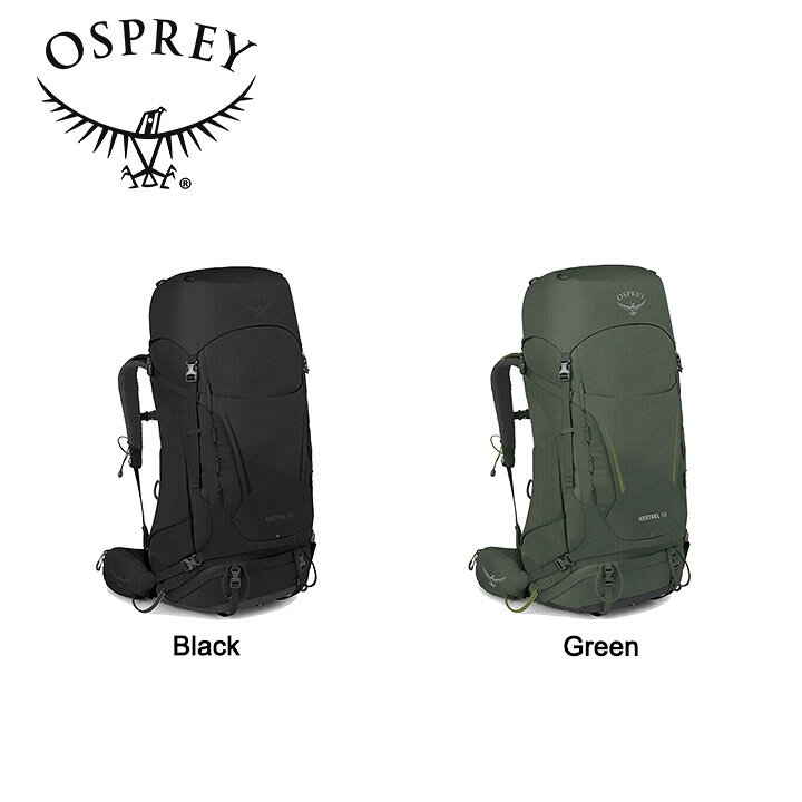 楽天市場】Osprey オスプレー KESTREL 58 ケストレル 58 メンズ バック 