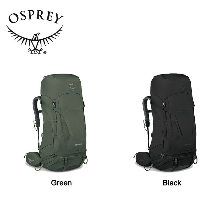 楽天市場】Osprey オスプレー KESTREL 68 ケストレル 68 メンズ バック 
