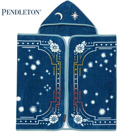 ペンドルトン PENDLETON 子供用フード付きタオル PRINTED HOODED BABY TOWEL, WIND RIDERS プレゼント ギフト 子供用タオル 入浴