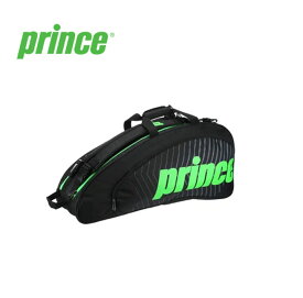 Prince プリンスPrince Tour Future 6 Pack Bag Black/Green ツアーフューチャー6パック バック ブラック/グリーン テニスバッグ(海外正規品) テニスバック ラケットバッグ テニス用 テニス 練習 試合 運動
