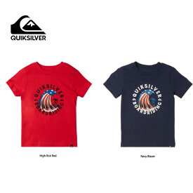 Quiksilver クイックシルバー Boys 2-7 Home Of The Wave T-Shirt 男の子用Tシャツ アウトドア 遊び シンプル かわいい ナチュラル おしゃれ