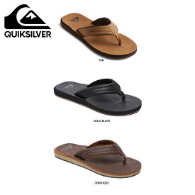 Quiksilver クイックシルバー Carver Nubuck Sandals メンズサンダル スリッパ アウトドア 遊び シンプル ナチュラル おしゃれ