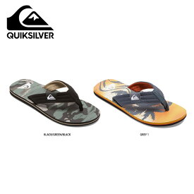 Quiksilver クイックシルバー Molokai Layback Sandals for Men メンズサンダル スリッパ アウトドア 遊び シンプル ナチュラル おしゃれ