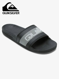 Quiksilver クイックシルバー Rivi Wordmark Slide Slider Sandals メンズサンダル スリッパ アウトドア 遊び シンプル ナチュラル おしゃれ