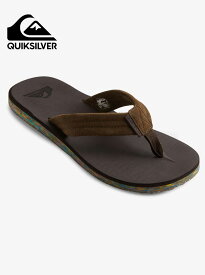 Quiksilver クイックシルバー Carver Suede Recycled Sandals メンズサンダル スリッパ アウトドア 遊び シンプル ナチュラル おしゃれ