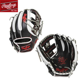 送料無料 【USA物】Rawlings ローリングス 野球 グラブ MLB HOH (Heart of the Hide) 硬式 野球 軟式 内野手用 グローブ 右投げ用 PRO314-32BW ブラック/ホワイト