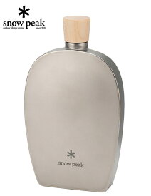 snow peak スノーピーク Titanium Flask 8.4oz チタンスキットル250 水筒　アウトドア キャンプ