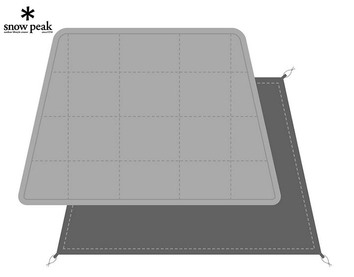 楽天市場】snow peak スノーピーク Elfield Mat & Sheet Set エル 