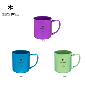 snow peak スノーピーク Ti-Single 450 Anodized Cup /チタンシングルマグ 450 アウトドア キャンプ テーブルウェア カップ