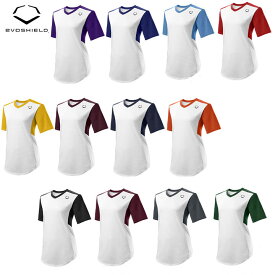 【USA物】EVOSHIELD エボシールドWOMENS E810 EVOSHIELD V-NECK PULLOVER JERSEY 野球 練習着 トレーニング ショートスリーブ Tシャツ 女性用 (wtv4620)