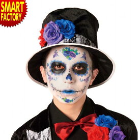 楽天市場 ハロウィン メイク シール スカルの通販