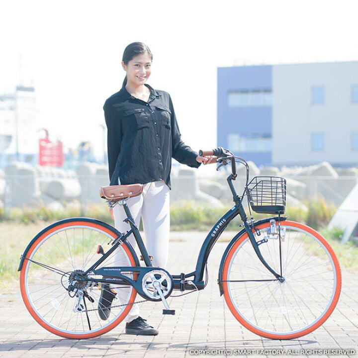 楽天市場 10日まで全商品p5倍 シティサイクル 折り畳み自転車 全5色 26インチ カゴ付 ライト 鍵 シマノ製6段ギア ママチャリ おしゃれ 通学 自転車 26インチ 折りたたみ おしゃれ 自転車 女の子 新生活 入学 お祝い 母の日 ギフト オコレ 楽天市場 10日まで全商品p5倍 シティサイクル 折り畳み自転車 全5色 26インチ カゴ付 ライト 鍵 シマノ製6段ギア ママチャリ おしゃれ 通学 自転車 26インチ 折りたたみ おしゃれ 自転車 女の子 新生活 入学 お祝い 母の日 ギフト オコレ