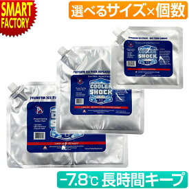 保冷剤 長時間 クーラーショック 《選べる1個〜5個セット》 S M L 長持ち 強力 ソフトタイプ 柔らかい COOLERSHOCK アイスパック 冷やす クーラーボックス 海水浴 キャンプ バーベキュー 釣り お弁当 ☆ クリスマス プレゼント ギフト 防災グッズ 秋冬