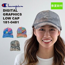 在庫限り！【ブルーミックスのみ】Champion チャンピオン 181-0481 帽子 キャップ タイダイ 刺繍ロゴ フリーサイズ アジャスター 春夏 熱中症対策　日よけ帽子 メンズ レディース サイズ調整 カジュアル ＜メール便＞[M便 1/1]