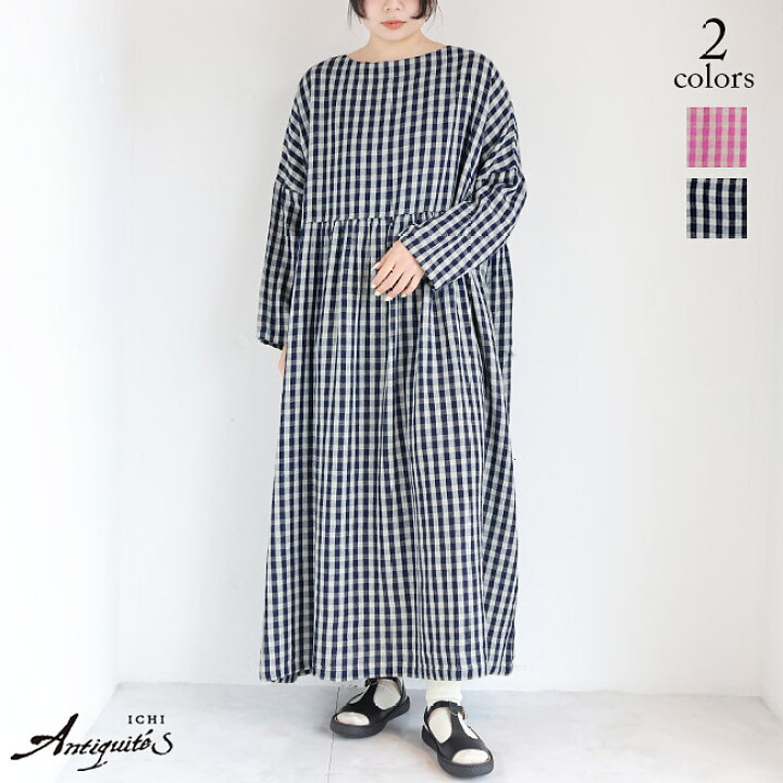 楽天市場】【新作】iCHi Antiquites(イチアンティークス)L/C GINGHAM  