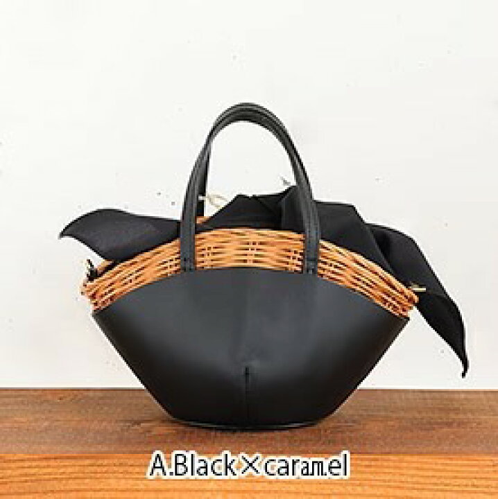 楽天市場】【20％OFF】The Bagmati(バグマティ) レザー×ウィッカーカゴ 