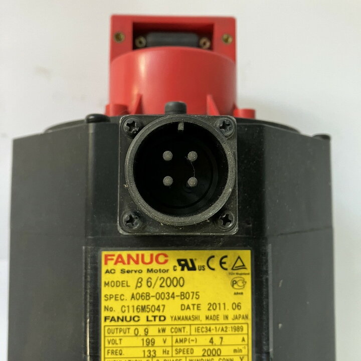 楽天市場】FANUC サーボモータ A06B-0034-B075 : e-Spares 楽天市場店