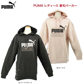 プーマ PUMA ぷーま レディース エロンゲーテッド裏毛パーカー 846436
