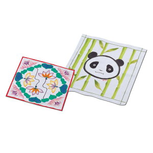 アーテック 白布ハンカチ 小(275x275mm) (038031) ※未完成品(商品画像は作品例となります。)