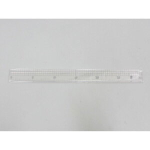T アクリル製溝付定規 30cm (119375)