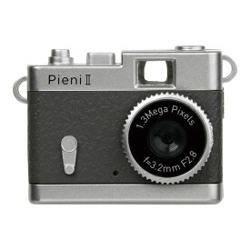 ケンコー 小型トイデジタルカメラ グレー(A) (DSC-PIENIIIGY) 単品 [キャンセル・変更・返品不可]