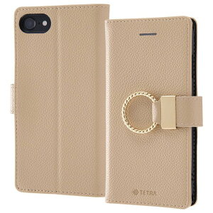 iPhone SE (��2����) iPhone8 iPhone7 �P�[�X �蒠�^ ���U�[�P�[�X TETRA �����O�t�� / ���J �A�C�t�H��8 �J�o�[ �蒠�P�[�X [�L�����Z���E�ύX�E�ԕi�s��]