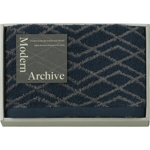 Modern Archive フェイスタオル ネイビー (MAC2510NV)