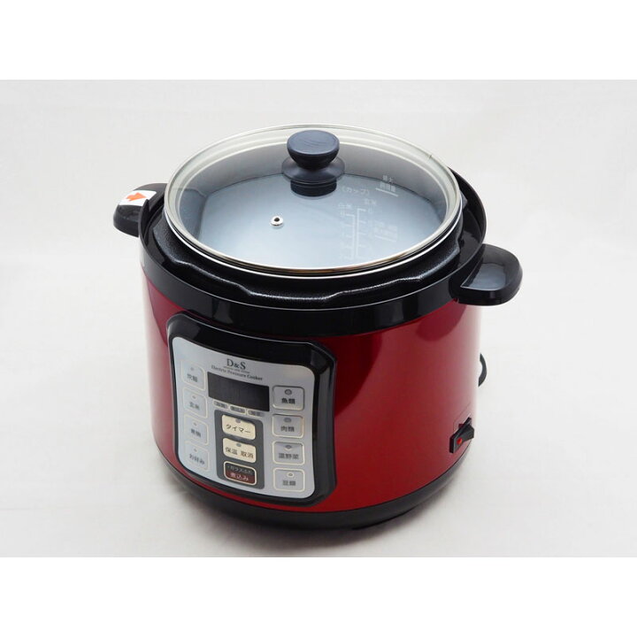 楽天市場】家庭用マイコン電気圧力鍋4L レッド (STL-EC50R) 単品 