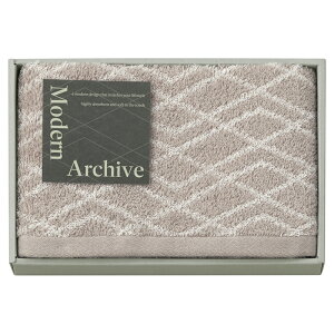 Modern Archive モダンアーカイブ フェイスタオル ベージュ (MAC2510)