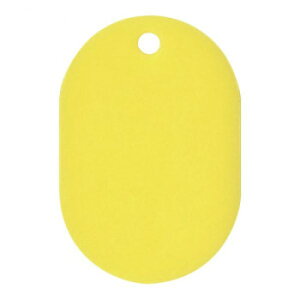 ORIONS プラスチック番号札(小) 無地 50枚入り イエロー NO.9C-Y