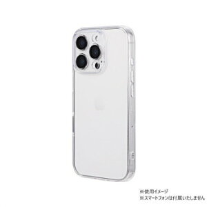 iPhone16 Pro UTILO All Cover �����Y�ی�K���X�t�P�[�X �N���A LN-IP24CACCL