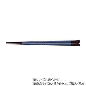 PBT 22.7cm天削先角箸千代紙四海波 90031532