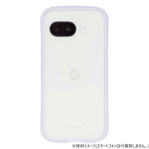 GooglePixel9a��p�w�ʌ^�P�[�X Chrome-CLEAR Lavender GP9a-CHC04