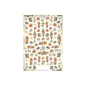 Sha-Nail Pro ʃlC lCV[ Tropical Flowers (Natural) TRF-002