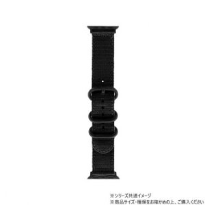 Apple Watch �o���h CORVIN 3�o�b�N���i�C�����o���h �u���b�N LN-AW41B38BK