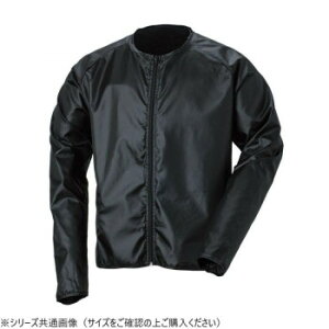 SDW-3047 ポケッタブル防風インナージャケット ブラック L SDW3047-L