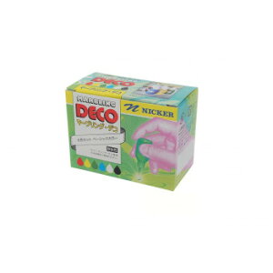 ニッカー絵具 マーブリングデコ 10mlx6色セット ベーシックカラーN MD-6BN