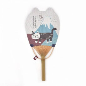 クスグルジャパン くすぐるうちわスリムタイプ マチルダさんと富士山 25-8074